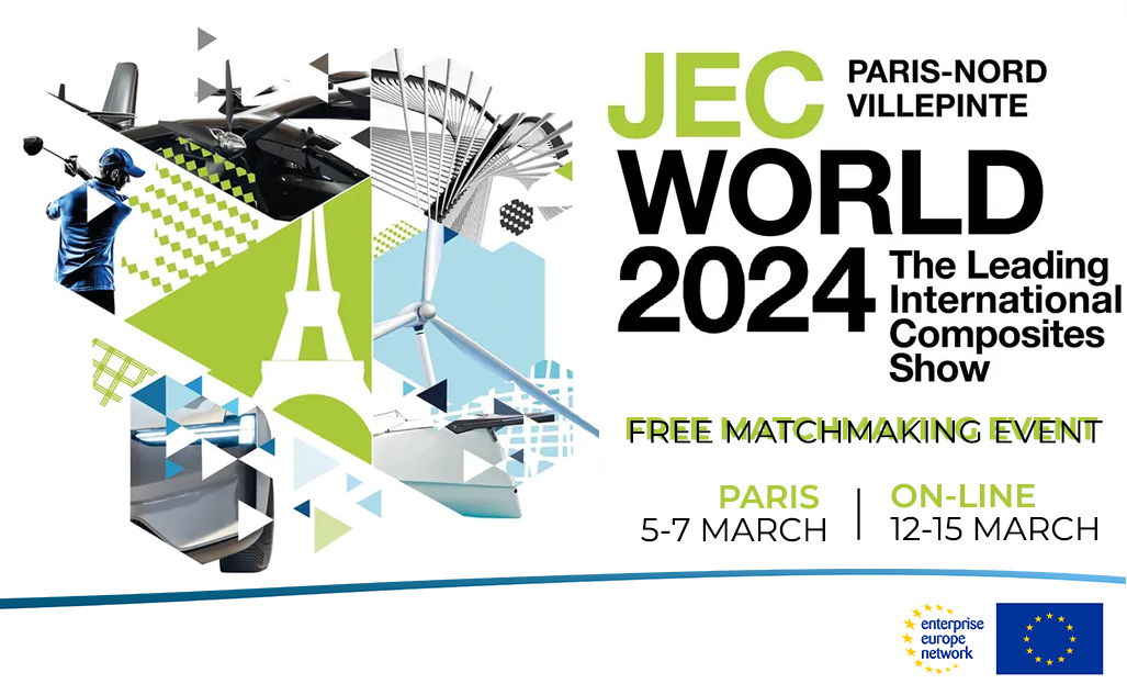 EEN Matchmaking Event al JEC World 2024 – Parigi (5-7 marzo 2024) e online (12-15 marzo 2024)