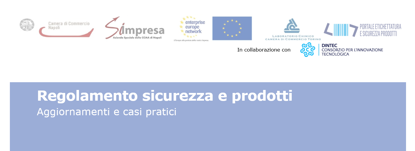 webinar  “Regolamento sicurezza e prodotti. Aggiornamenti e casi pratici ” – 22 ottobre 2024